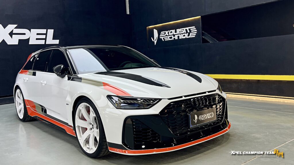 郑州 奥迪 RS6 GT 装贴 XPEL 隐形车衣